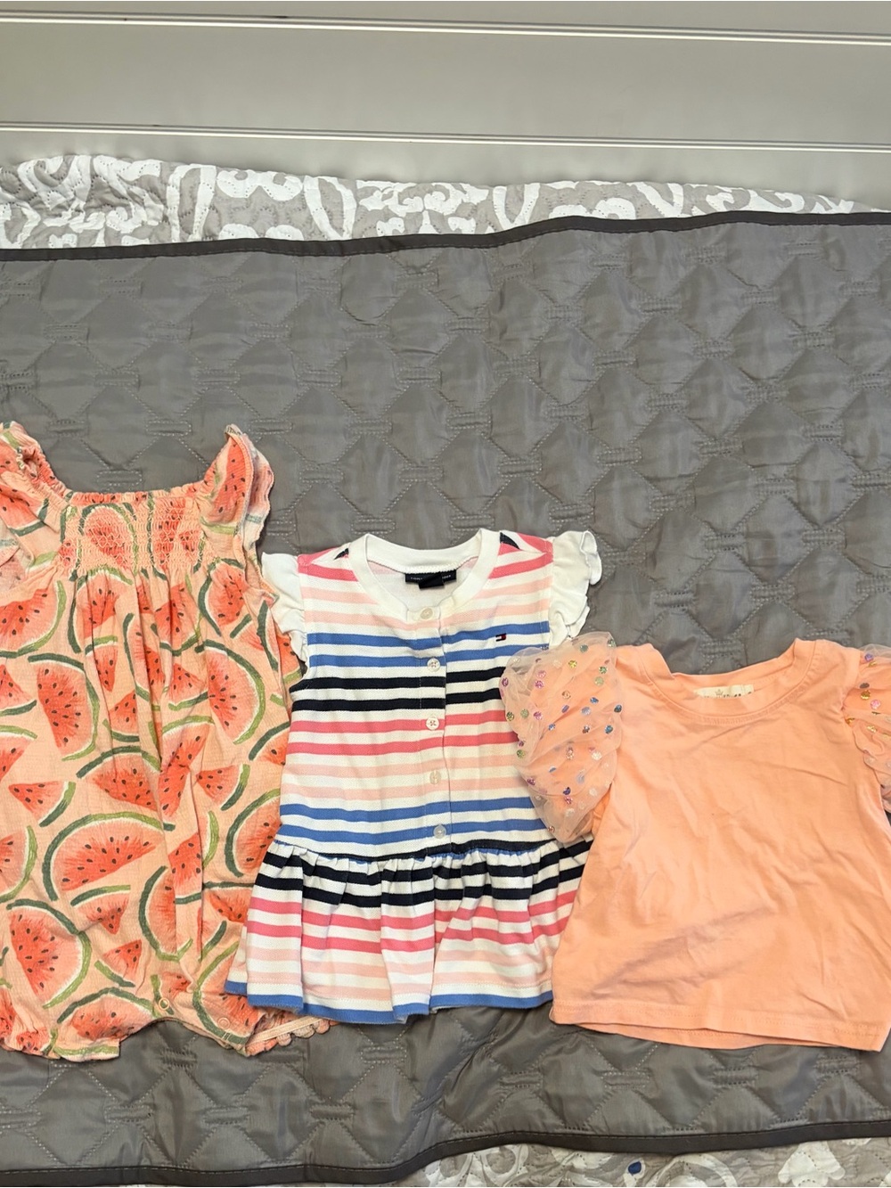 Carter's, Tommy Hilfiger, and Marie Nicole Girls Matching Tops Set